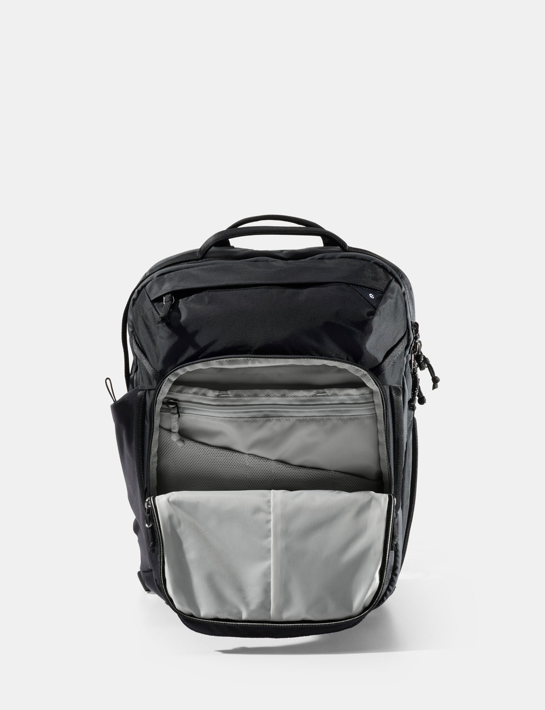 Matador 18L Personal Item Travel Pack in Black - black and gray backpack on a white background