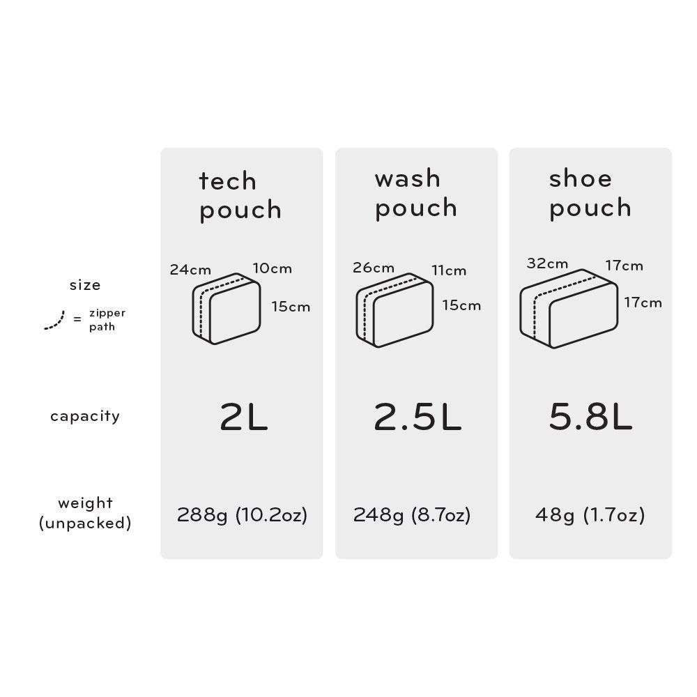 PD Shoe Pouch - Charcoal - Nitecore Singapore