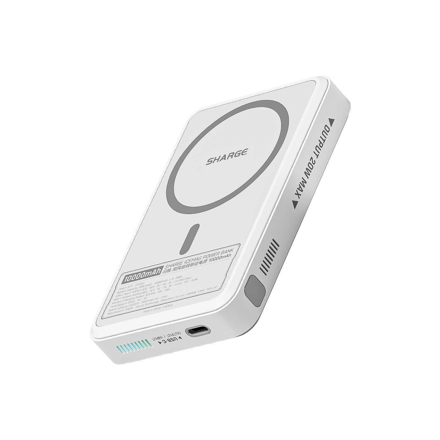 Sharge Icemag (10,000mAh 5A 20W MagSafe)