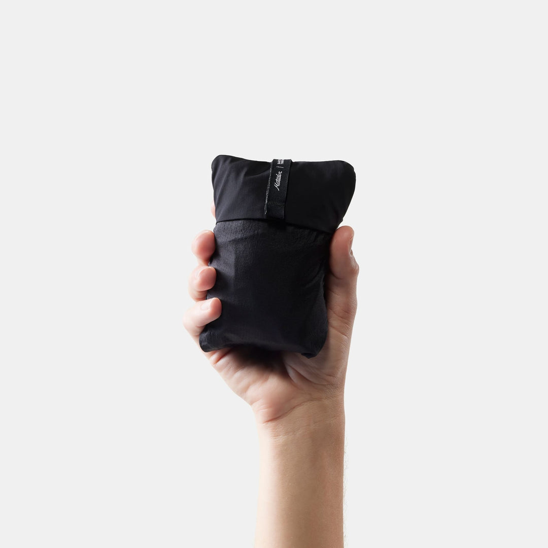 Blackout Travel Pillow in use