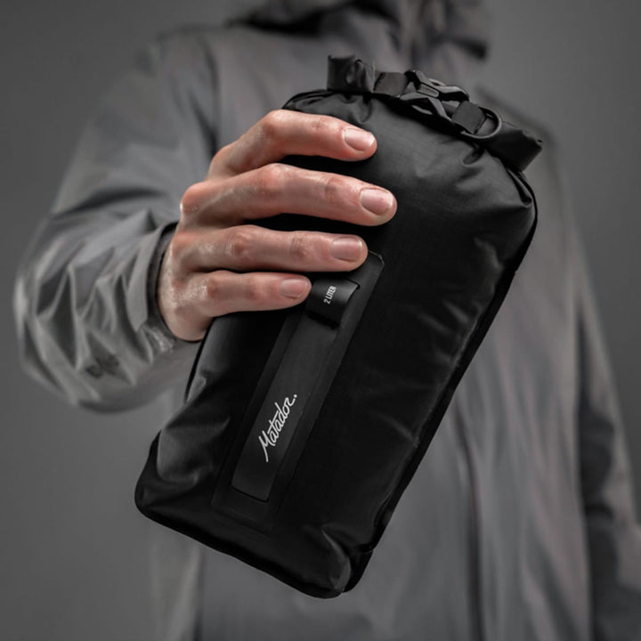 FlatPak Dry Bag 2L in use