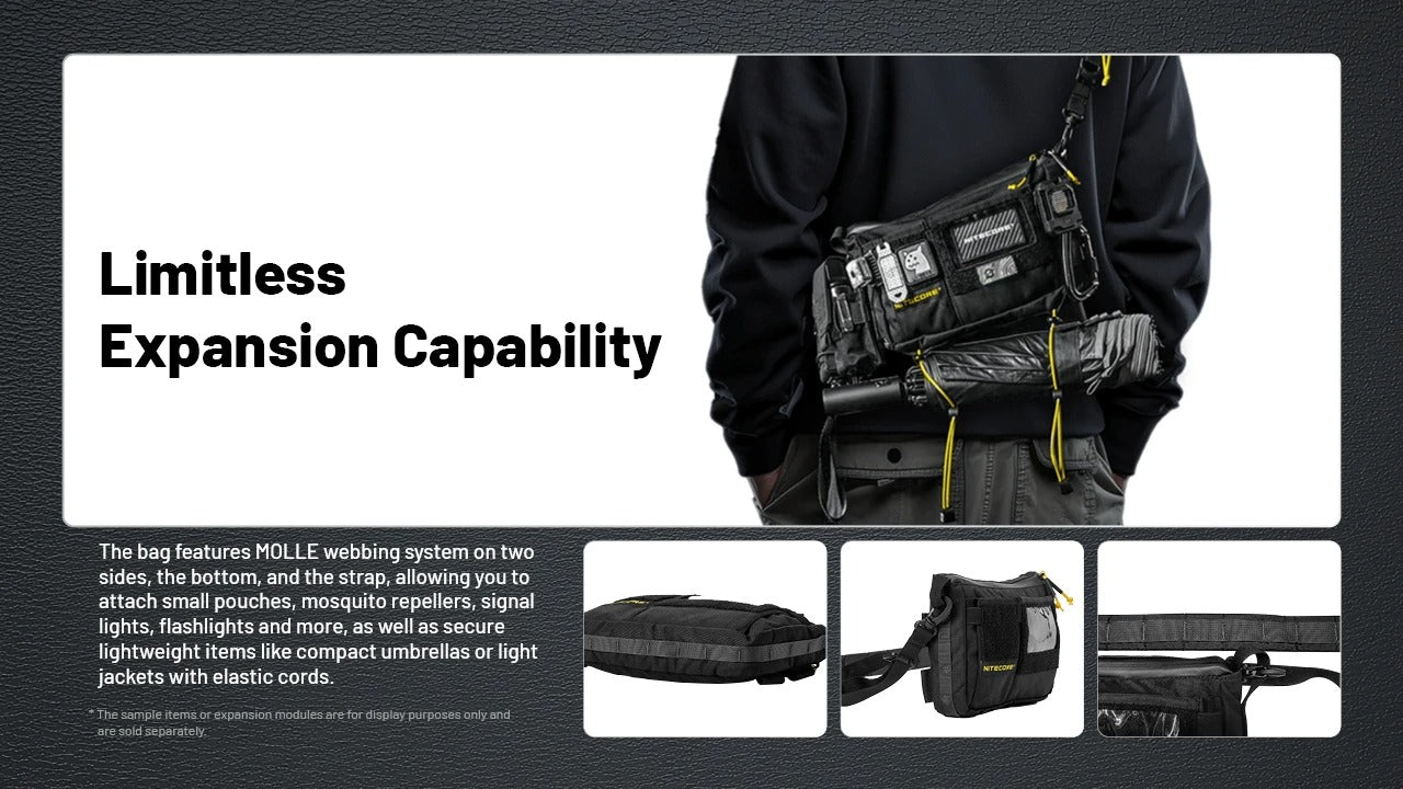 SLB08 Modular Sling Bag - 2L Capacity – Nitecore Singapore