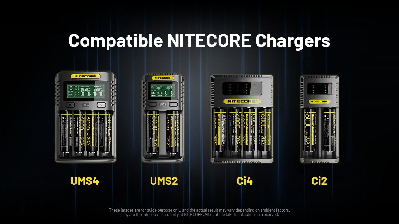 NL2160HPi (21700 - 6000mAh - 20A) – Nitecore Singapore