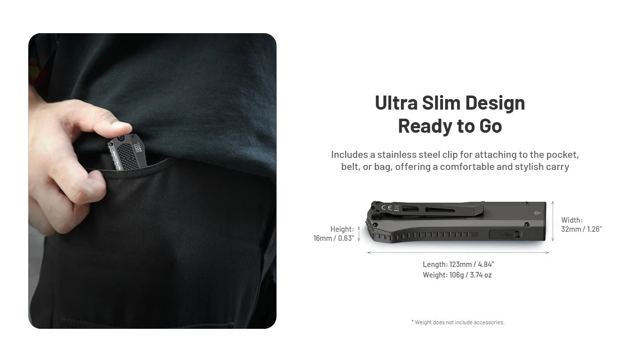 EDC17 - 1500 lumens (UV+Green Laser) – Nitecore Singapore