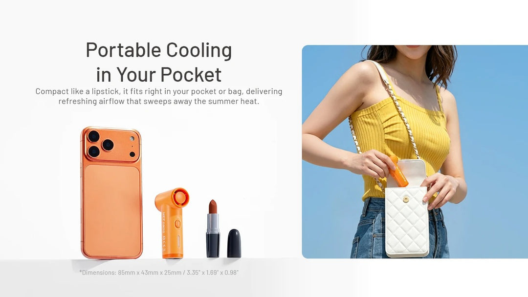 NEF Nano - Palm-Sized High-Speed Handheld Fan