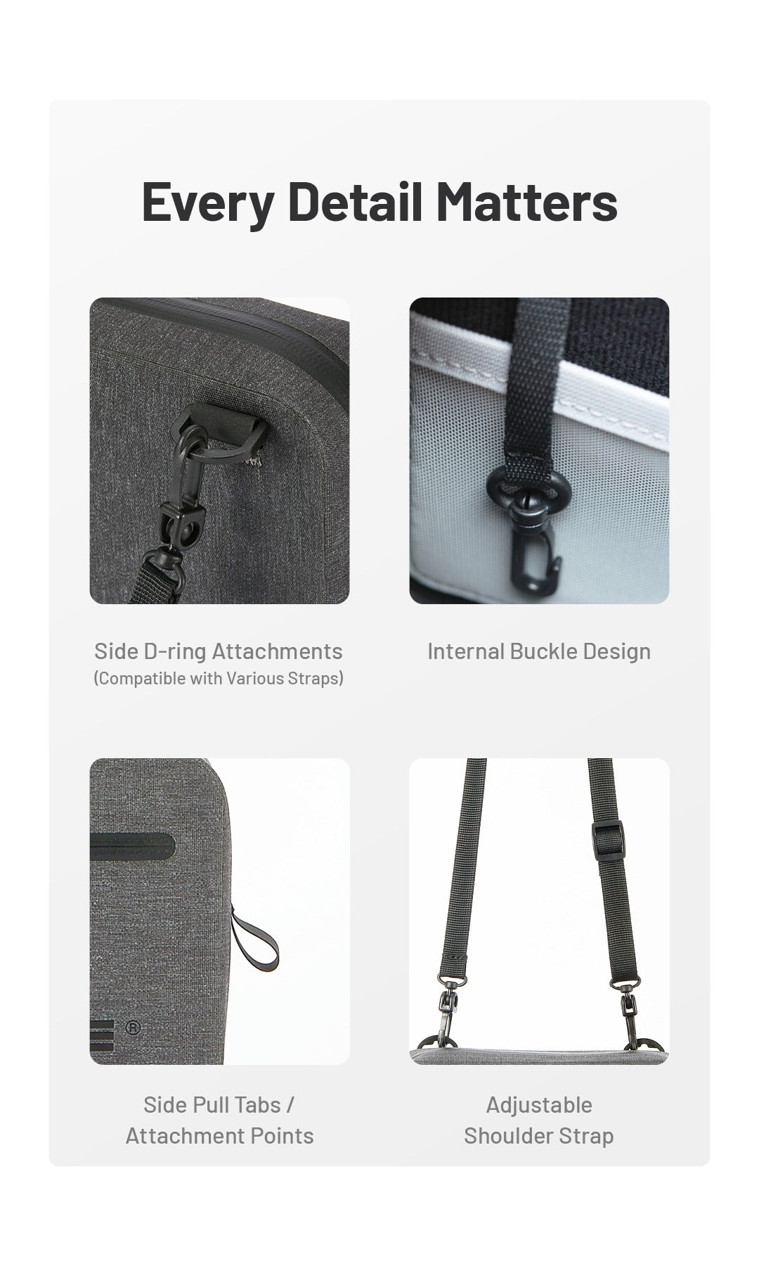 NPP02 - Waterproof Crossbody Bag 1.4L