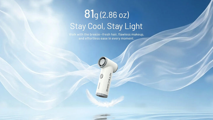 NEF Nano - Palm-Sized High-Speed Handheld Fan