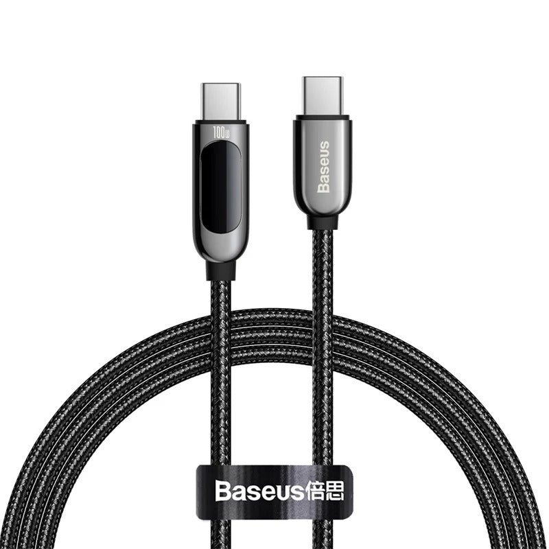 Baseus 100W Display Fast Charging Cable USB-C (1m)