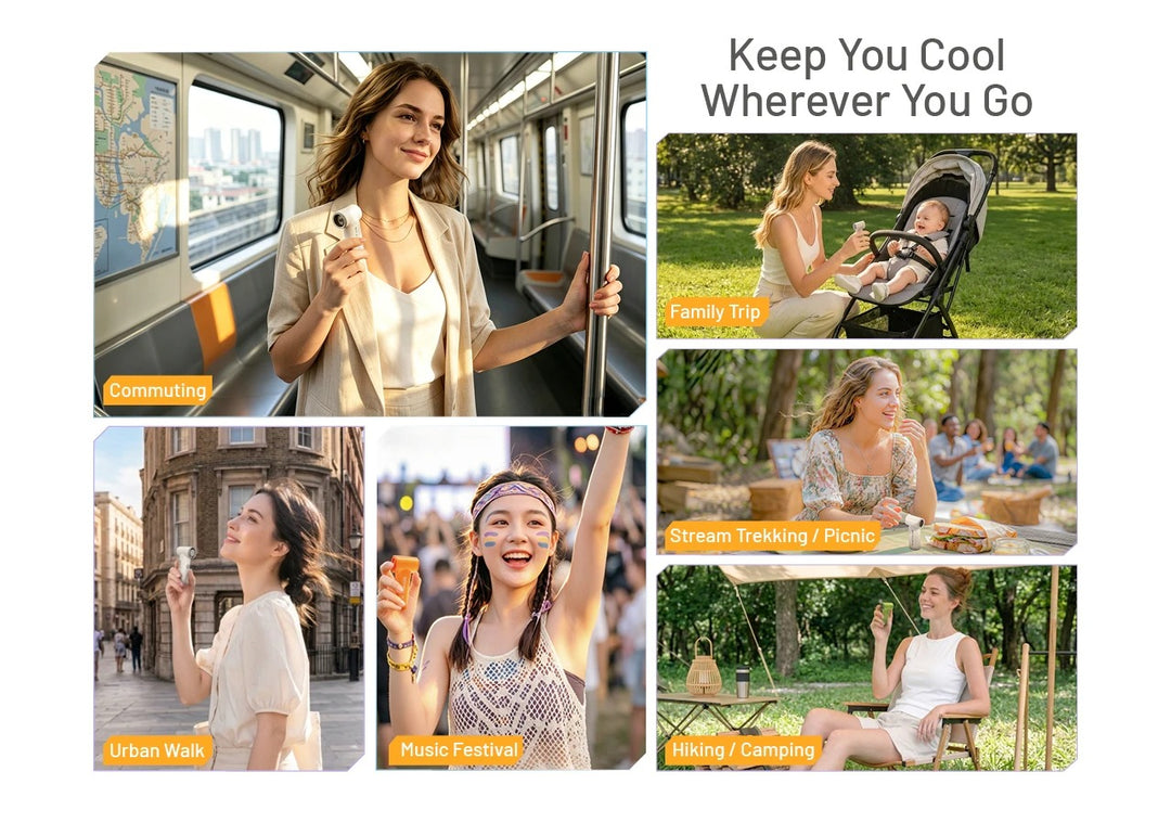 NEF Nano - Palm-Sized High-Speed Handheld Fan