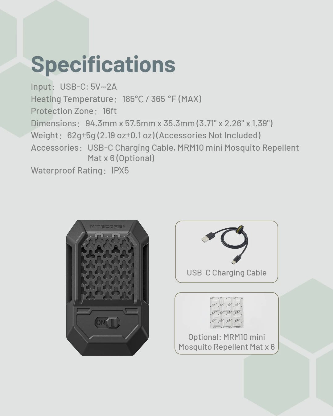 EMR15 Portable Electronic Mosquito Repellent