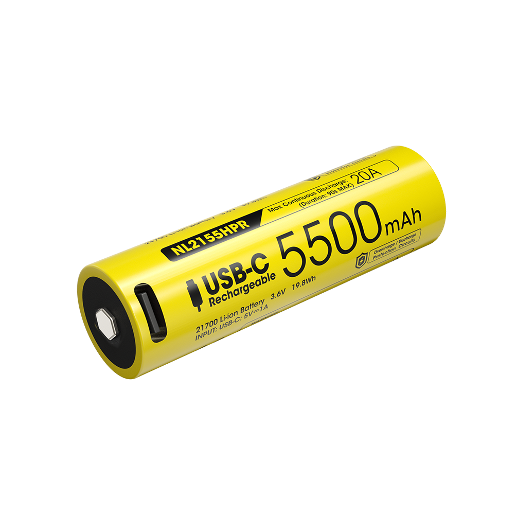 NL2155HPR (21700 - 5500mAh - 20A) – Nitecore Singapore