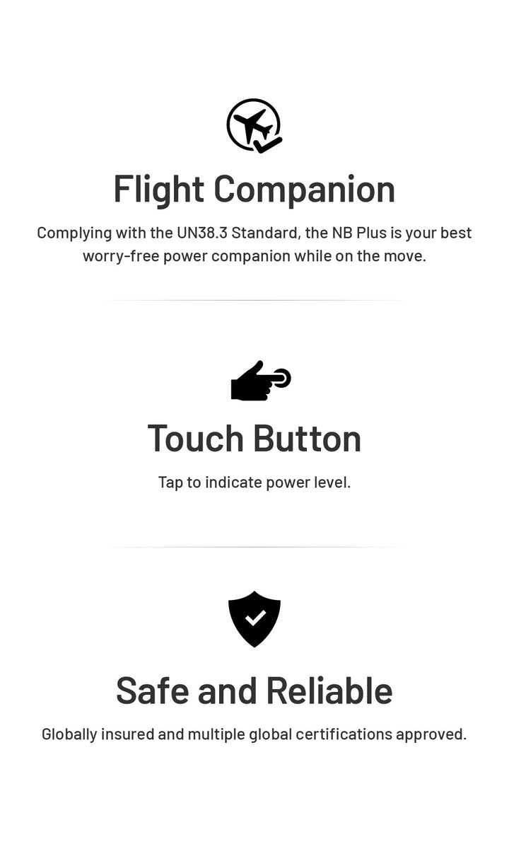 NB Plus (10,000mAh 3A 22W)