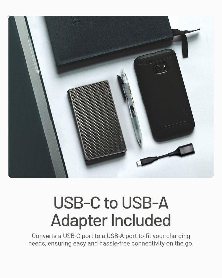 NB20000 Carbon Fiber Energy Brick (20,000mAh 3A GEN3)
