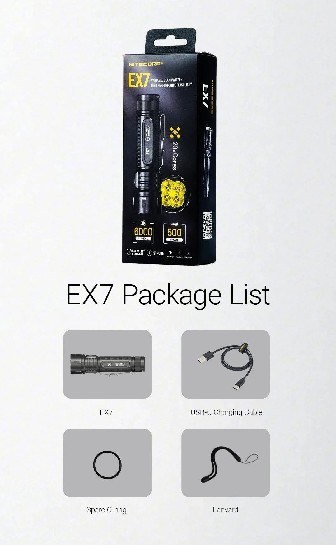 EX7 - 6000 lumens