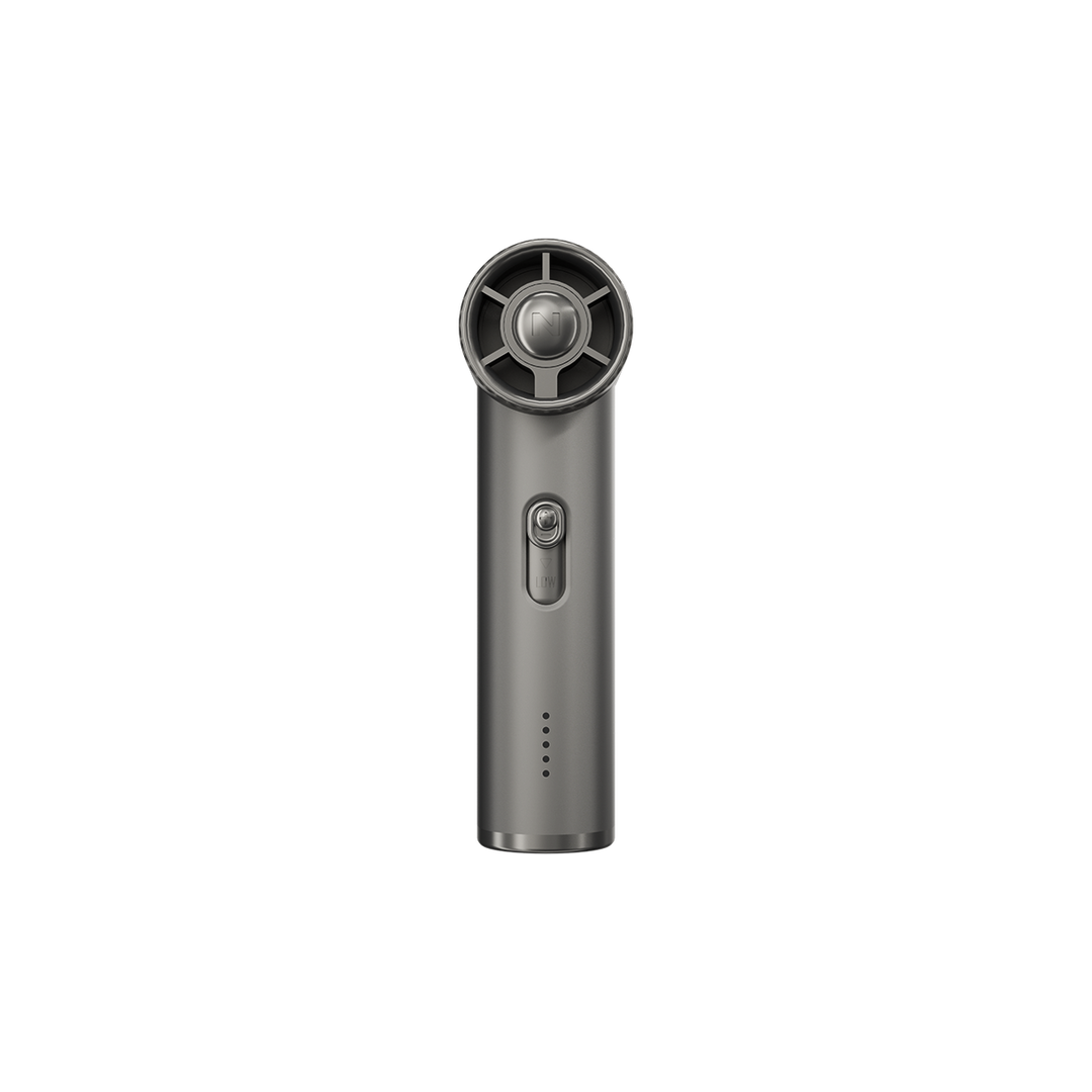 NEF01 (Black) - Mini High-Speed Handheld Fan (4,000mAh)