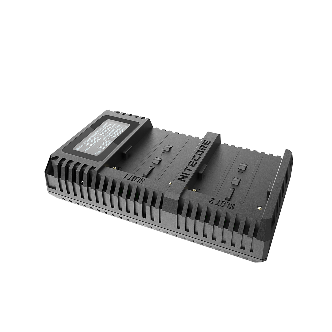 USN3 PRO (Sony NP-FM500H, NP-F730, NP-F750, NP-F770, NP-F970, NP-F550) Dual-Slot Battery Charger