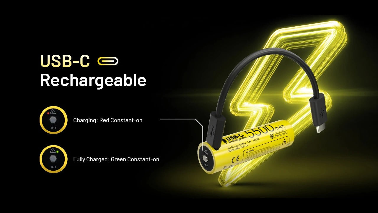 NL2155HPR (21700 - 5500mAh - 20A) – Nitecore Singapore