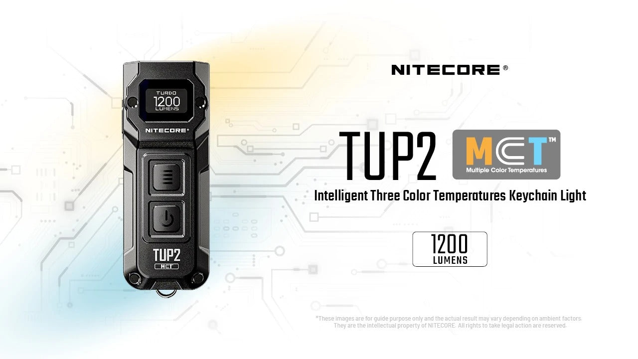 TUP 2 (Black) - 1200 lumens – Nitecore Singapore