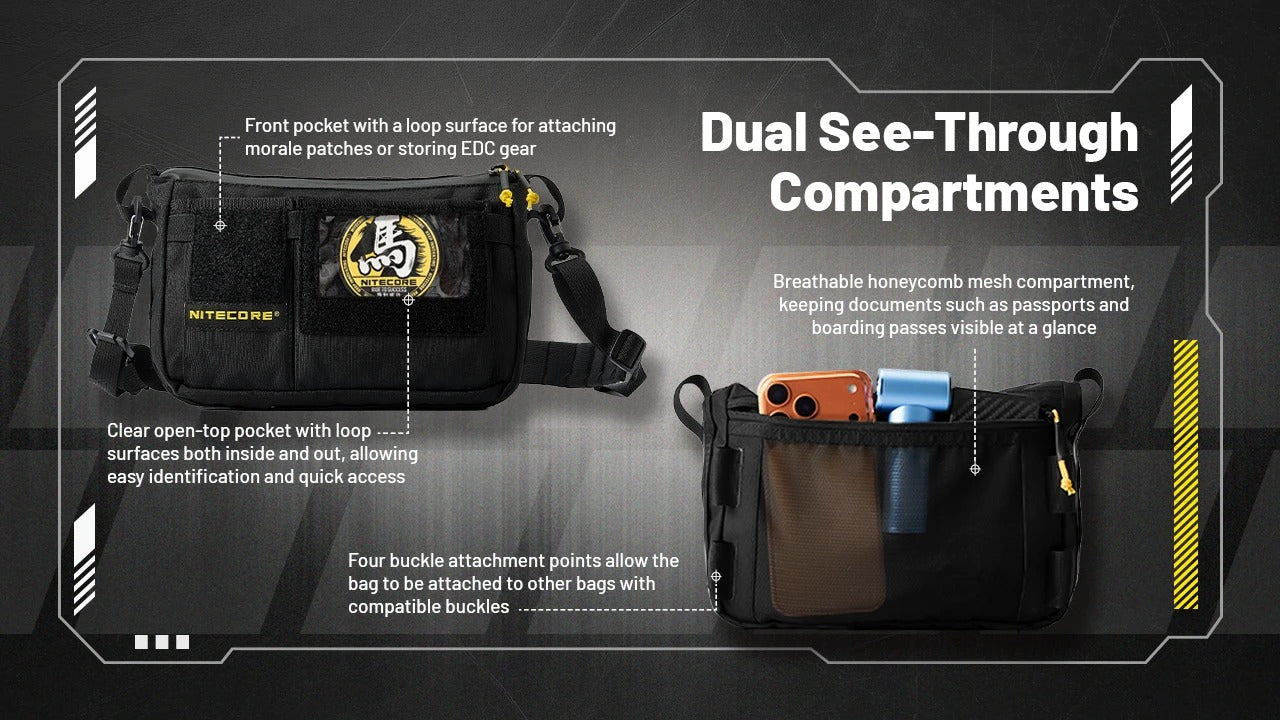 SLB08 Modular Sling Bag - 2L Capacity – Nitecore Singapore