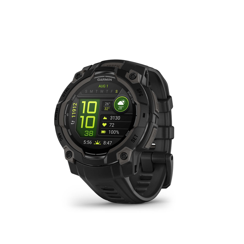 Garmin Instinct 3 AMOLED - 45 mm Black - Nitecore Singapore