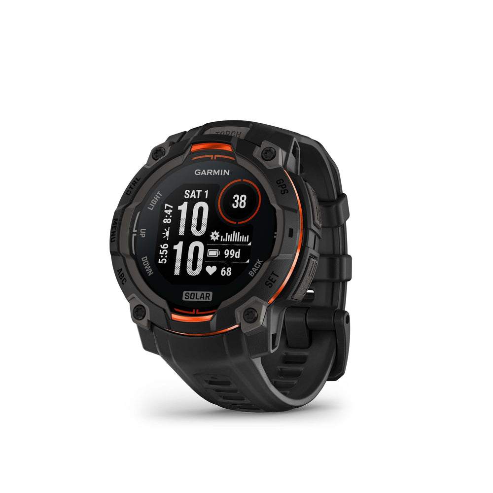 Garmin Instinct 3 Solar - 45 mm Black - Nitecore Singapore
