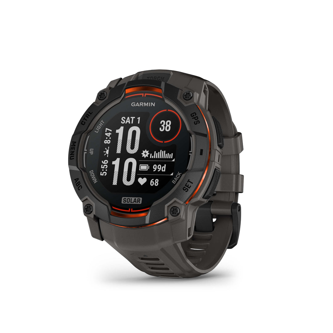 Garmin Instinct 3 Solar - 50 mm Black - Nitecore Singapore