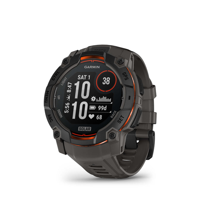 Garmin Instinct 3 Solar - 50 mm Black - Nitecore Singapore
