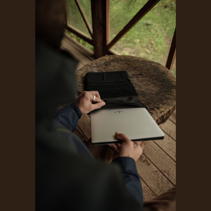 Laptop Base Layer in use
