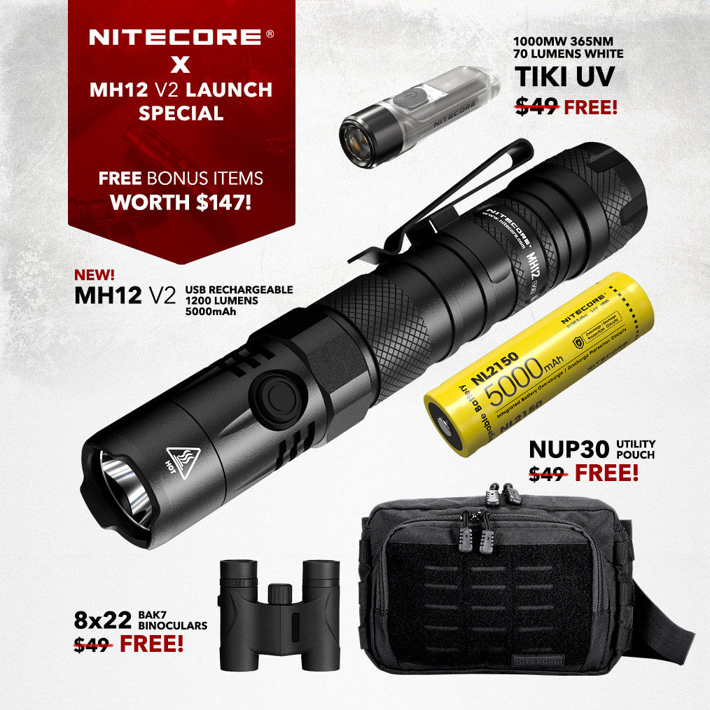 MH12 V2 - 1200 lumens (Bundle)