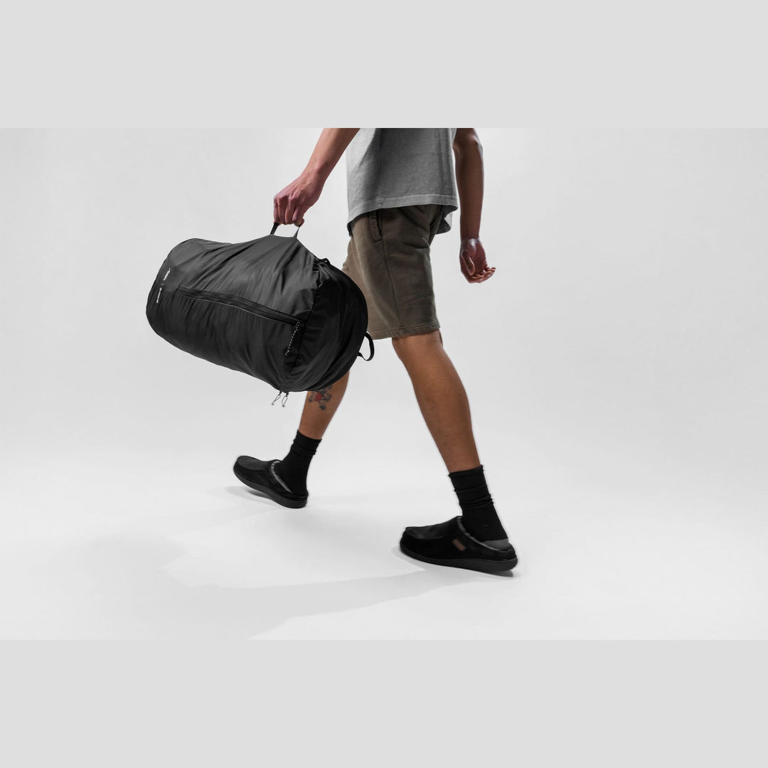 Packable Laundry Bag in use