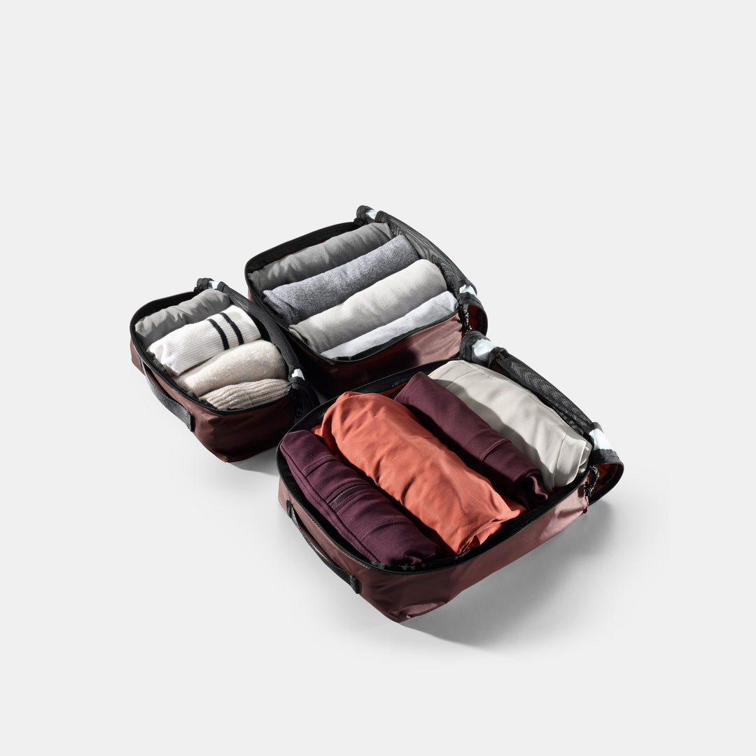 Matador Packing Cube 3pk  - v2 - Garnet - view 2