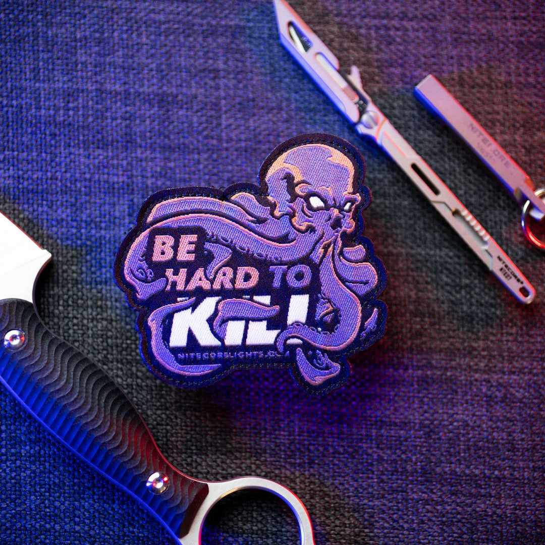 'Hard To Kill' KRAKEN Patch - Nitecore Singapore