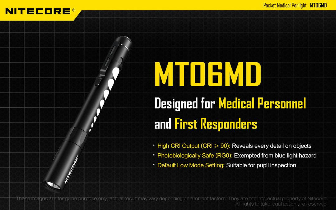 MT06MD - 180 lumens - Nitecore Singapore