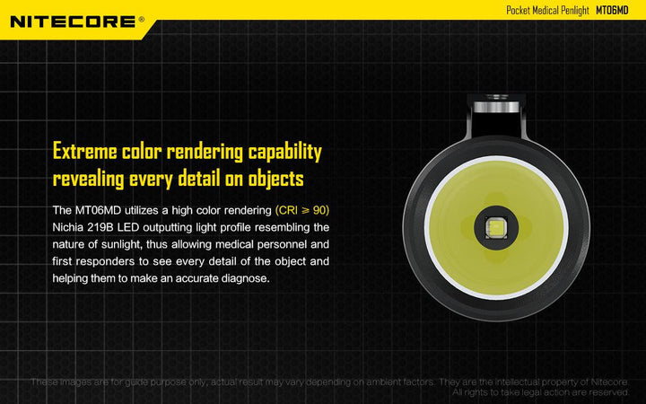 MT06MD - 180 lumens - Nitecore Singapore