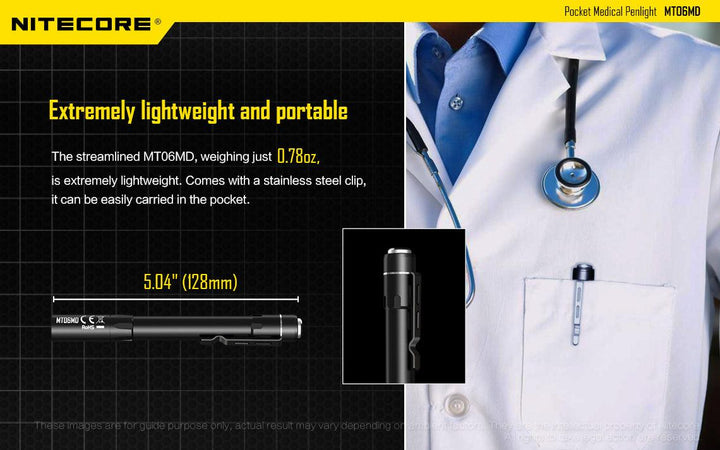 MT06MD - 180 lumens - Nitecore Singapore