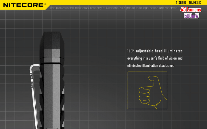 Thumb LEO - 45 lumens - Nitecore Singapore