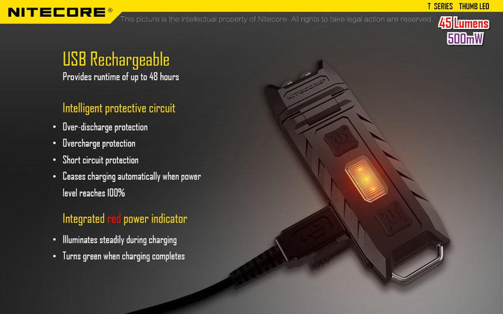 Thumb LEO - 45 lumens - Nitecore Singapore