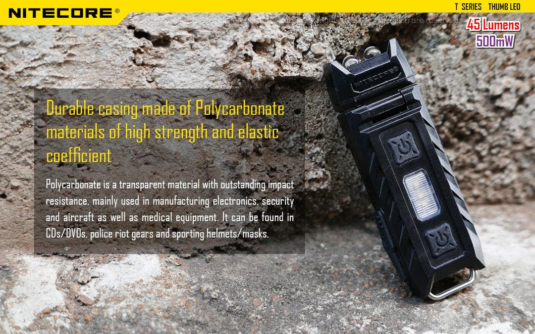 Thumb LEO - 45 lumens - Nitecore Singapore