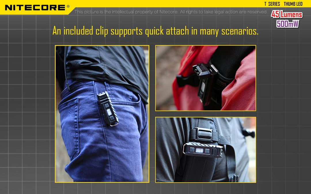 Thumb LEO - 45 lumens - Nitecore Singapore