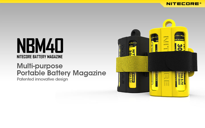 NBM40 (YELLOW) - Battery Magazine for 18650