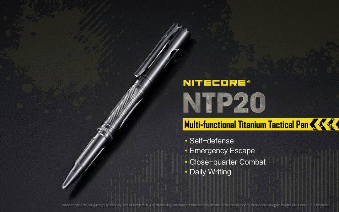 Titanium Tactical Pen NTP20 - Nitecore Singapore