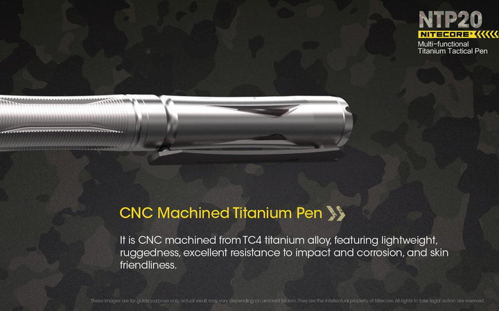 Titanium Tactical Pen NTP20 - Nitecore Singapore