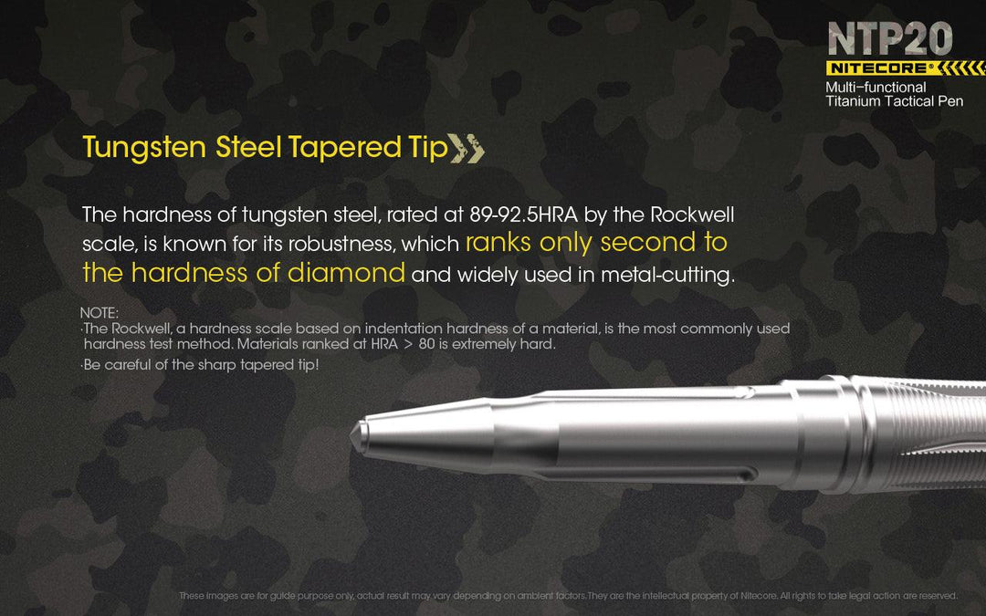 Titanium Tactical Pen NTP20 - Nitecore Singapore
