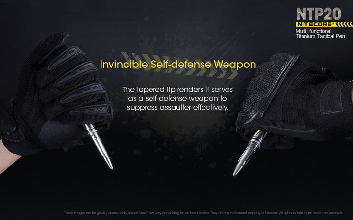 Titanium Tactical Pen NTP20 - Nitecore Singapore