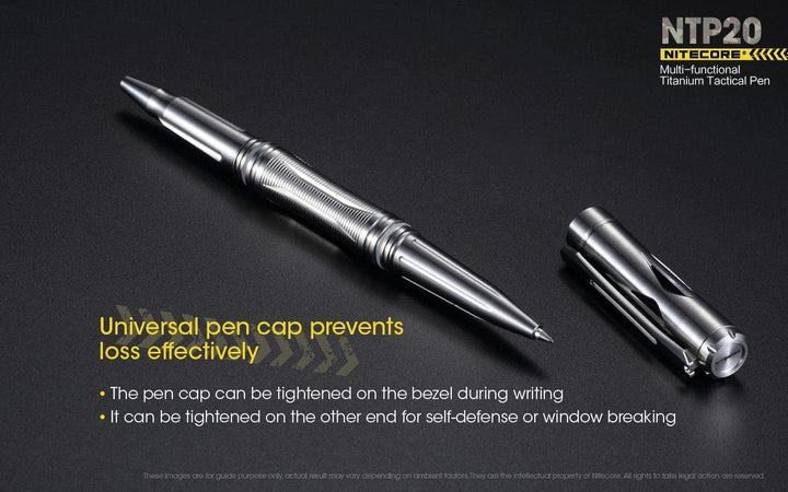 Titanium Tactical Pen NTP20 - Nitecore Singapore
