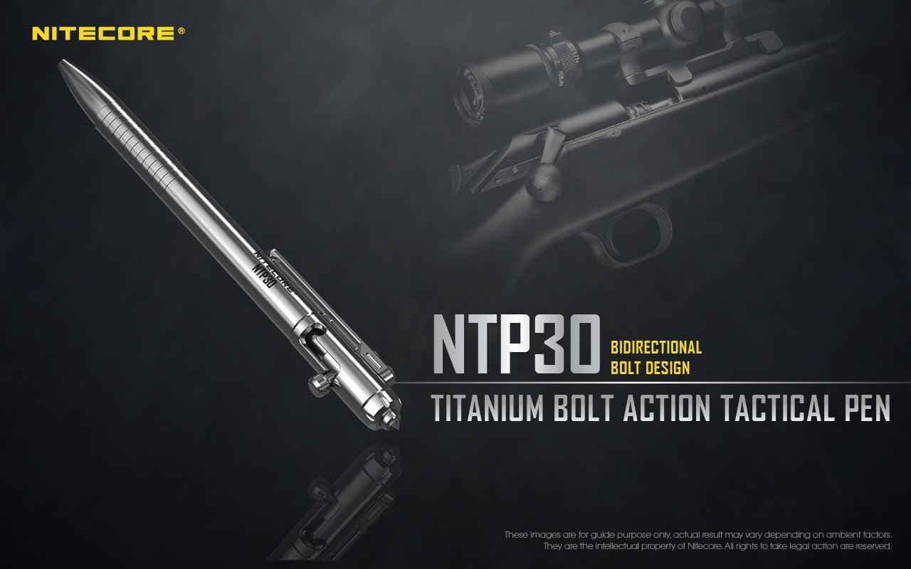 Bolt Action Titanium Pen NTP30 – Nitecore Singapore