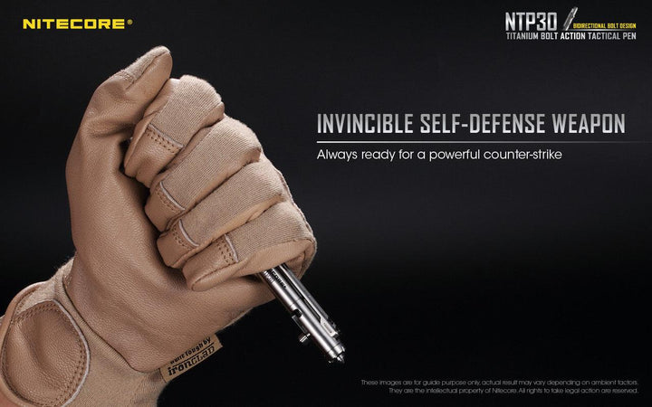 Bolt Action Titanium Pen NTP30 - Nitecore Singapore