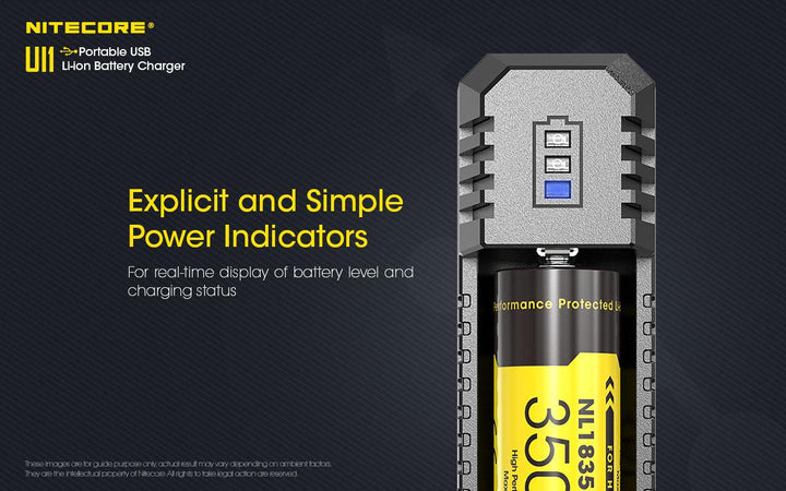 UI1 Charger - 1A - Nitecore Singapore