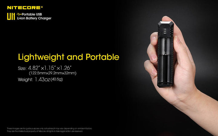 UI1 Charger - 1A - Nitecore Singapore