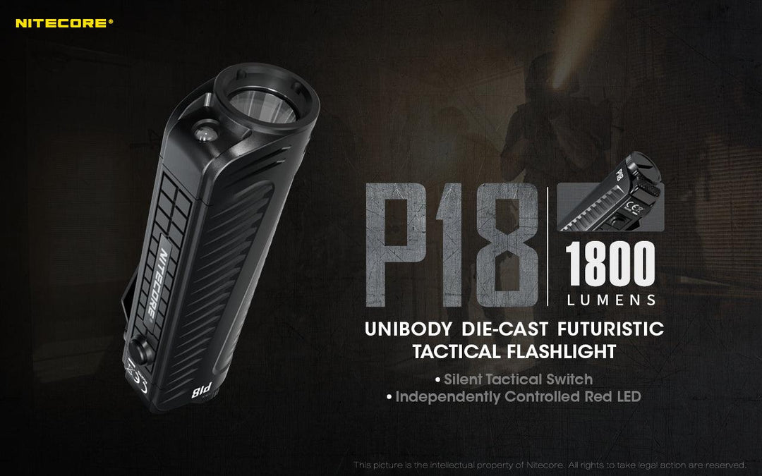 P18 - 1800 lumens - Nitecore Singapore